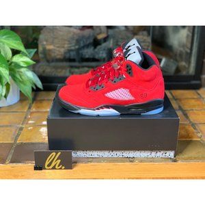 Youth 5.5y Air Jordan 5 Retro “Raging Bulls” Athletic Basketball Sneakers 440888